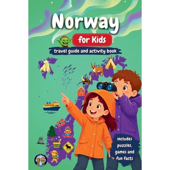 Junior Globetrotters Norway for Kids - Travel Guide & Activity Book: Discover Fjords, Northern Lights, Culture, Nature & Traditions Through G, (Paperback)