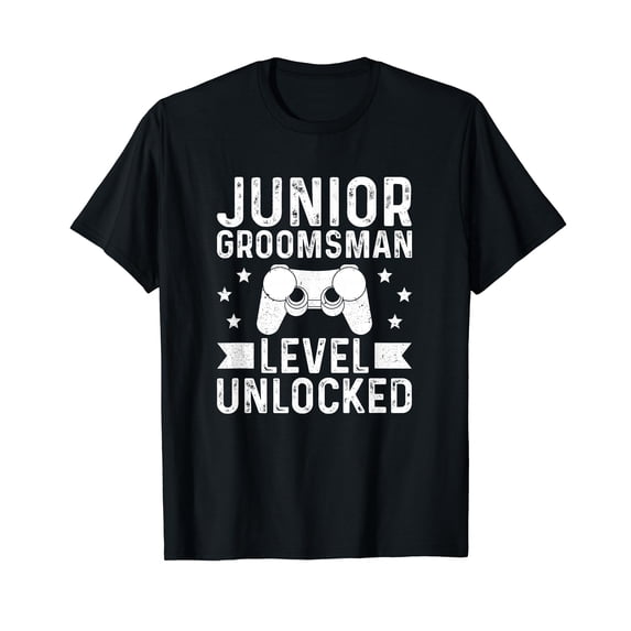 Junior Groomsman Level Unlocked Wedding Junior Groomsmen T-Shirt
