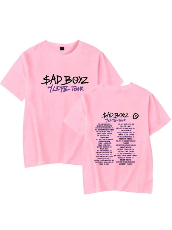 Junior H 4 Life Tour Hoodies Sad Boyz Women Men Summer Short Sleeve Tee Unisex Casual T-shirt