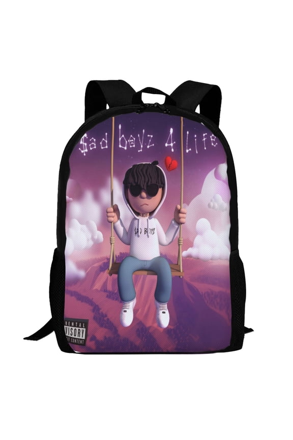 Junior H $Ad Boyz Backpack,3d Print Laptop Backpack Lightweight Casual Daypack Bookbag Multi-Function Travel Backpack 16.5 In