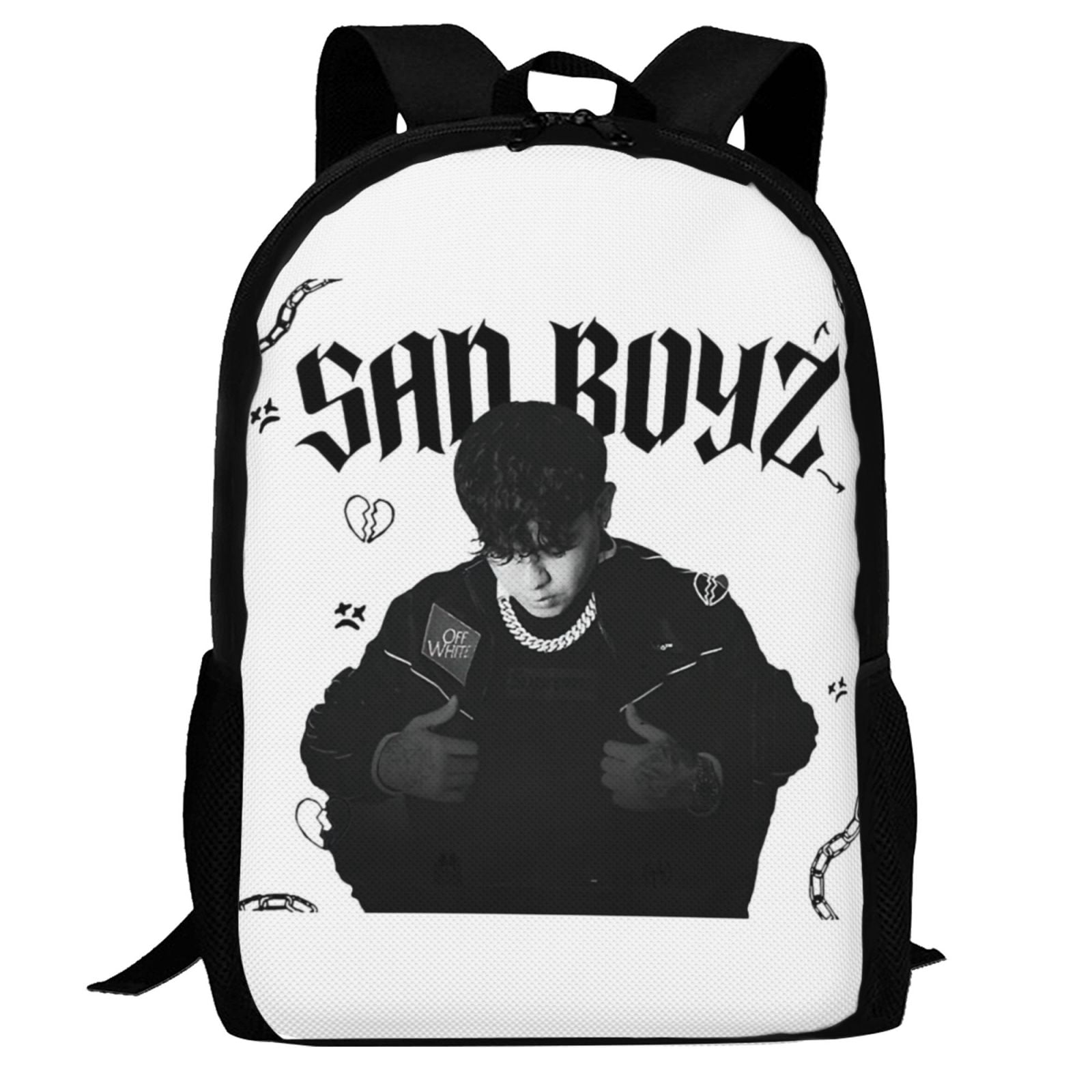 Junior H $Ad Boyz Backpack,3d Print Laptop Backpack Lightweight Casual ...