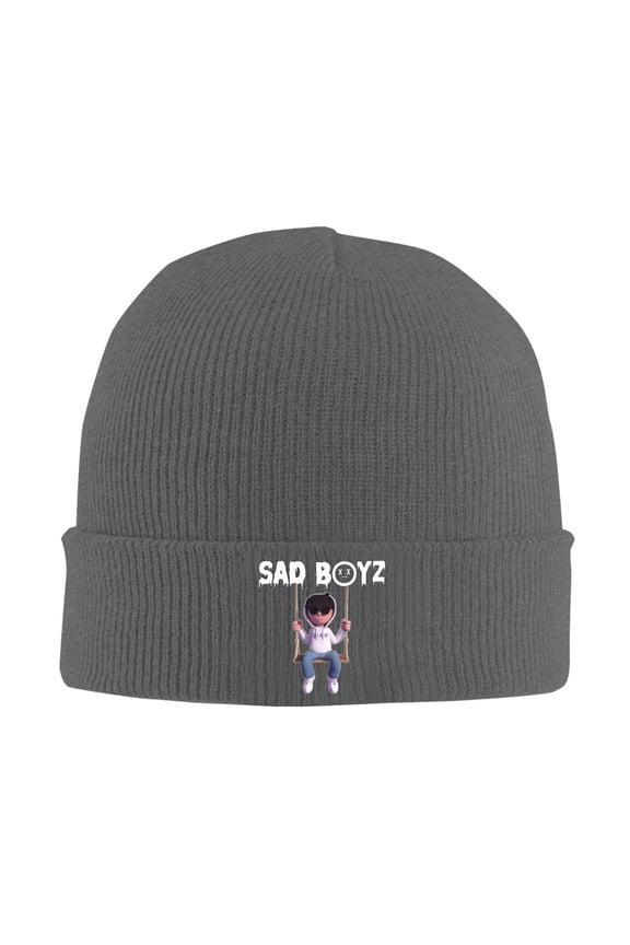 Junior H $Ad Boyz Beanie Hat Winter Warm Knit Cuffed Cap For Women Men Deep Heather