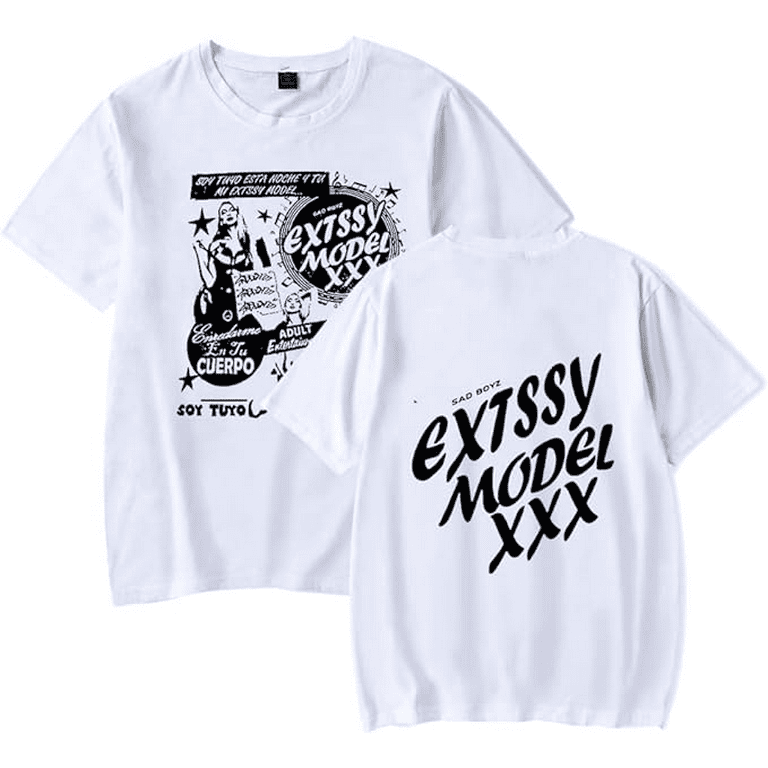 Junior xxx Junior H Extssy Model XXX Merch T-Shirt Women/Men Summer Cosplay Tshirt  Short Sleeve Tee - Walmart.com