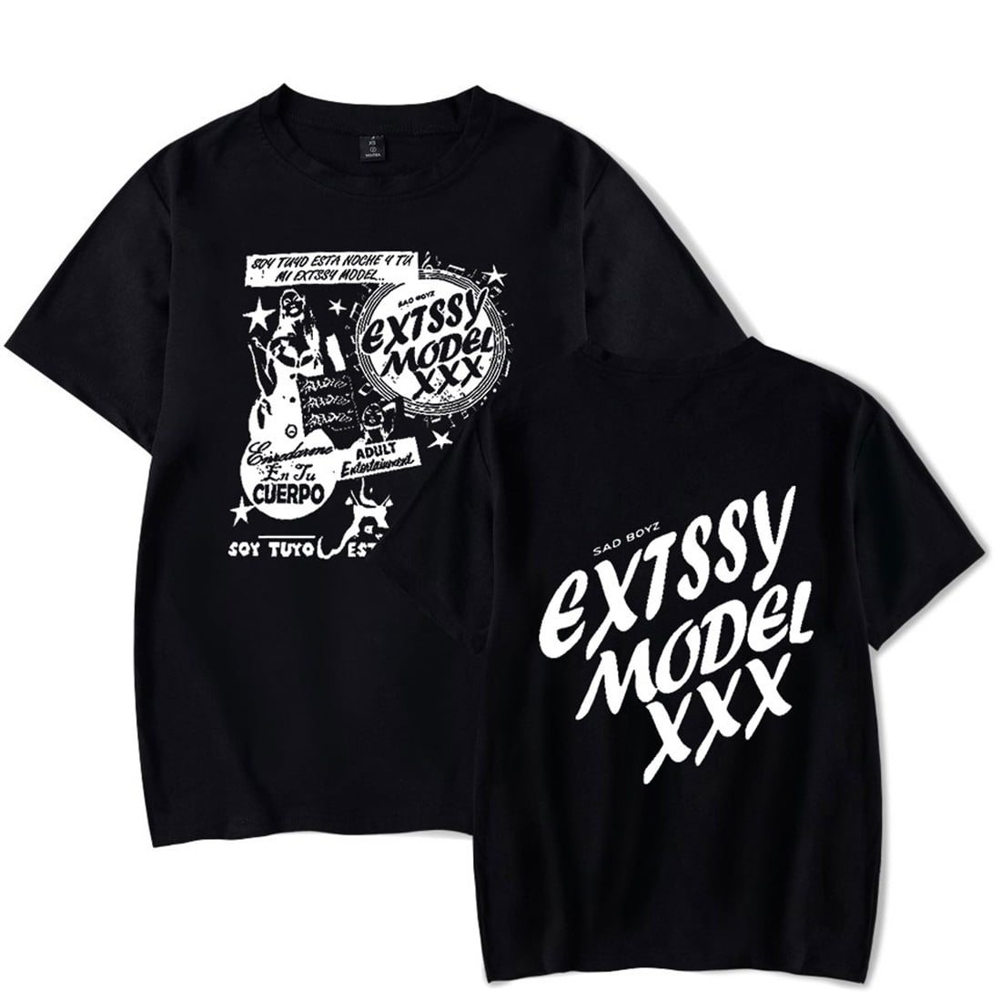 Junior H Extssy Model XXX T-shirt Fashion Short Sleeve Cosplay Tee