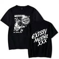 thumbnail image 1 of Yiudiqin Extssy Model XXX Print Crew Neck Short Sleeve Unisex T-Shirt, 1 of 2