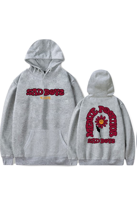 Junior H Merch $AD Boyz Flower Hoodie Sad Boyz Man/Woman Sweatshirts Printed Casual Clothes