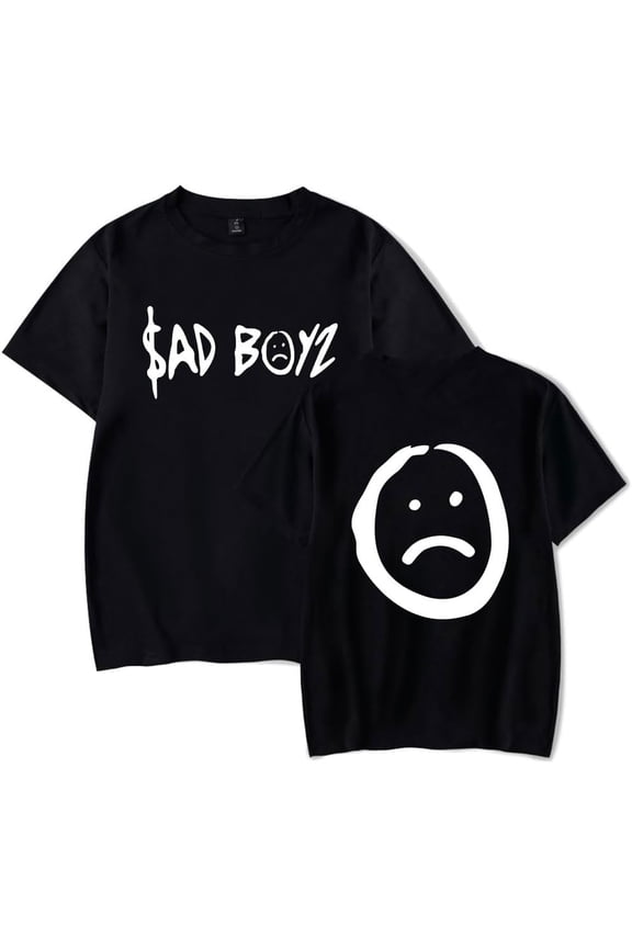 Junior H Merch $AD Boyz Sad Boyz Unisex Cotton Short Sleeve Funny Harajuku Tee