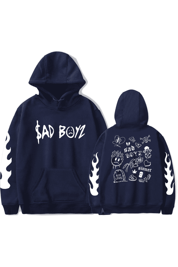Hoodies Sad Boyz Hoodie Men Women Printed Long Sleeve Sweatshirts Pullover