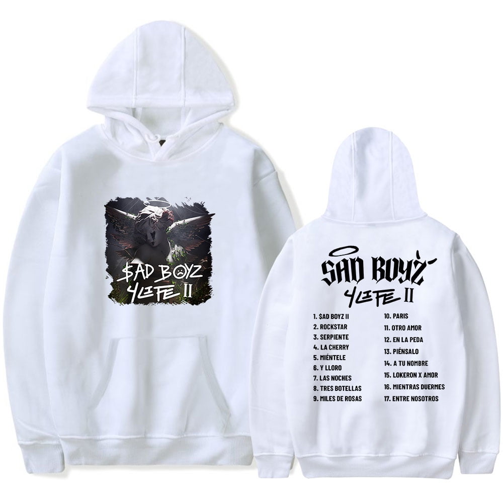 Junior H Merch Sad Boyz 4 Life II Album Hoodie Sweatshirt Autumn For ...