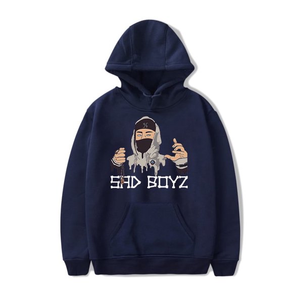 Junior H Rapper Merch $AD BOYZ Hoodie Women Men HipHop Long Sleeve Pullover