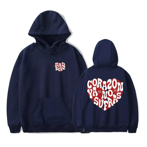 Junior H SAD Boyz No Sufras Hoodie Merch Men Women Sweatshirts Long Sleeve HipHop Hooded