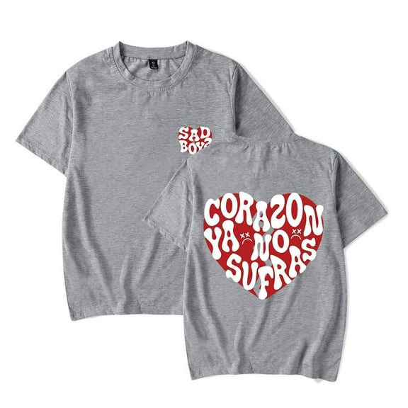 Junior H SAD Boyz No Sufras T Shirt men Short Sleeve crewneck tshirt women music fans hip hop tops