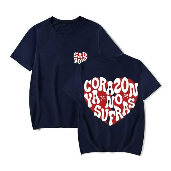 Junior H SAD Boyz No Sufras T Shirt men Short Sleeve crewneck tshirt women music fans hip hop tops