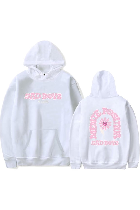 Sad Boyz 4 Life Hoodie Long Sleeve Sweatshirt Pullover Hip Hop Unisex Clothes