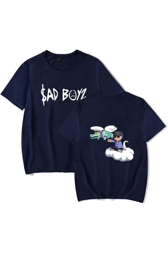 Junior H Sad Boyz 4 Life Tour Merch Short Sleeve T-shirt Unisex Fashion Crew Neck Top