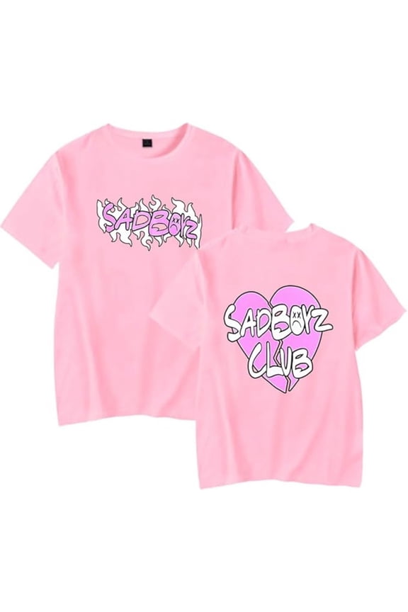 Junior H Sad Boyz Club T-Shirt Merch Summer For Women/Men Casual O-neck Short Sleeve Tshirt Streetwear