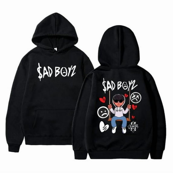 Junior H Sad Boyz Mania Tour 2024 Hoodie, Sweatshirt & T-Shirt – Unisex Streetwear Graphic Apparel for Latin Trap & Urban Style Fans