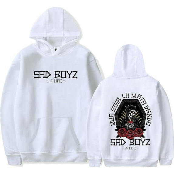 Junior H Sad Boyz Merch Hoodie Women Men Casual Hooded Sweatshirt Unisex Clothing