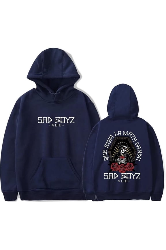 Junior H Sad Boyz Merch Hoodie Women Men Casual Hooded Sweatshirt Unisex Clothing