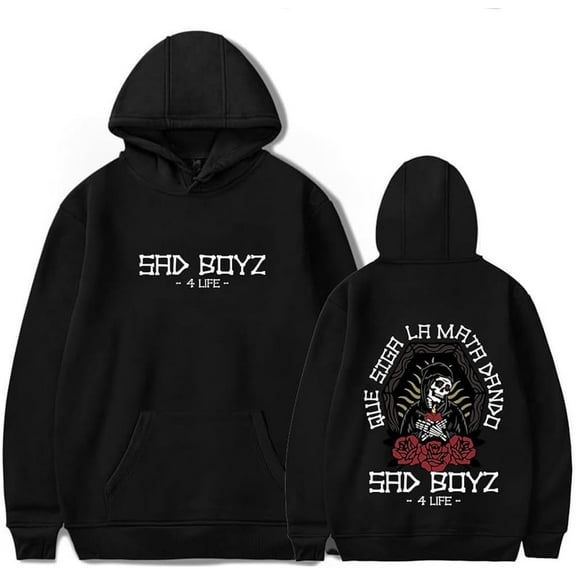 Junior H Sad Boyz Merch Hoodie Women Men Casual Hooded Sweatshirt Unisex Clothing