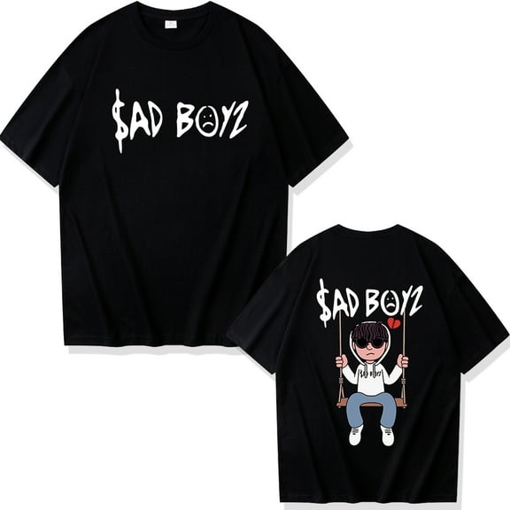 Junior H Sad Boyz T Shirt Men and Women Fashion Crewneck Short Sleeve Unisex T-Shirt Casual Style Tees