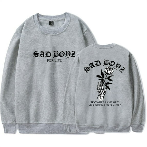 Junior H Sad Boyz Tour Crewneck Hip Hop Sweatshirt Unique Pullover Funny Clothes