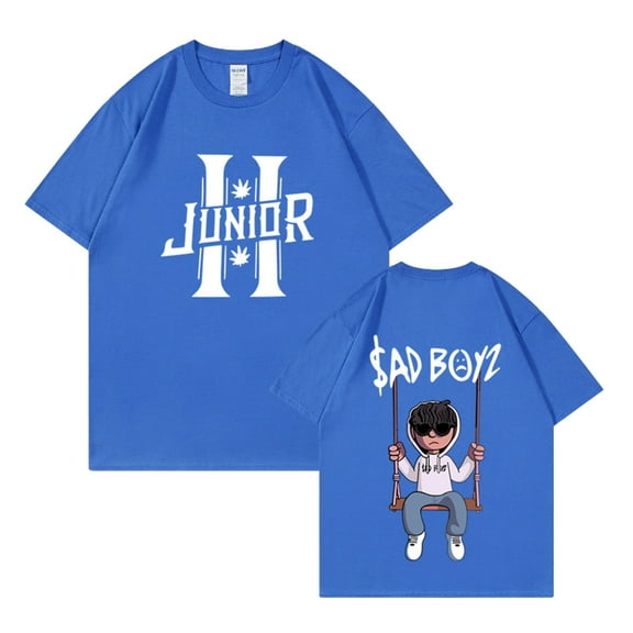 Junior H Sad Boyz Tshirt Fashion O-Neck Short Sleeve Unisex T-Shirt Men Women Casual Style Tee Top