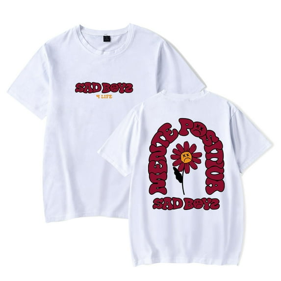 Junior H T-Shirt Sad Boyz Positiva Flowers Merch Summer For Women/Men Unisex O-neck Short Sleeve Tee Streetwear