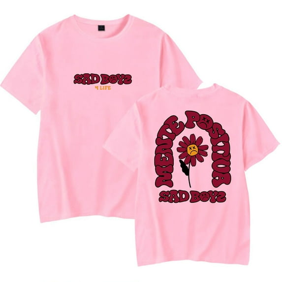 Junior H T-Shirt Sad Boyz Positiva Flowers Merch Summer For Women/Men Unisex O-neck Short Sleeve Tee Streetwear