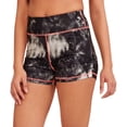 thumbnail image 1 of Junior' Hidden Jungle High Waisted Shorts with Shirring, 1 of 2