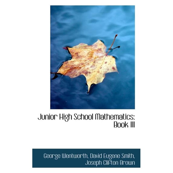 Junior High School Mathematics: Book III Paperback