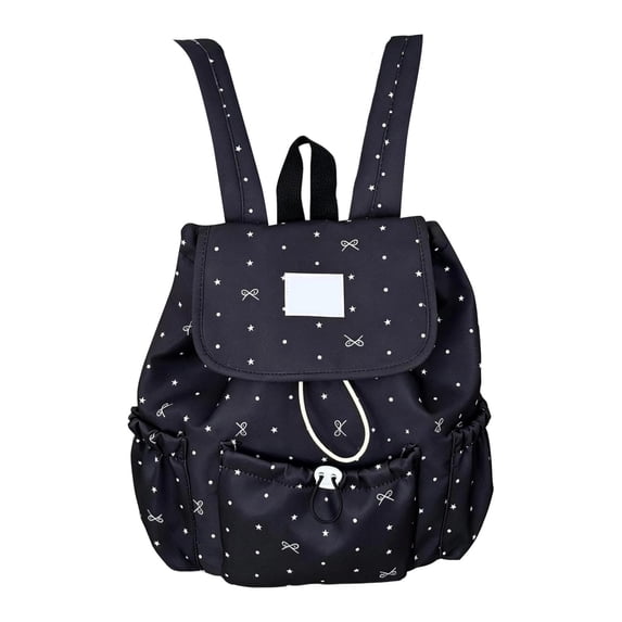 Junior High School Student Schoolbag With An Like Polka And Bow Design Double Shoulder