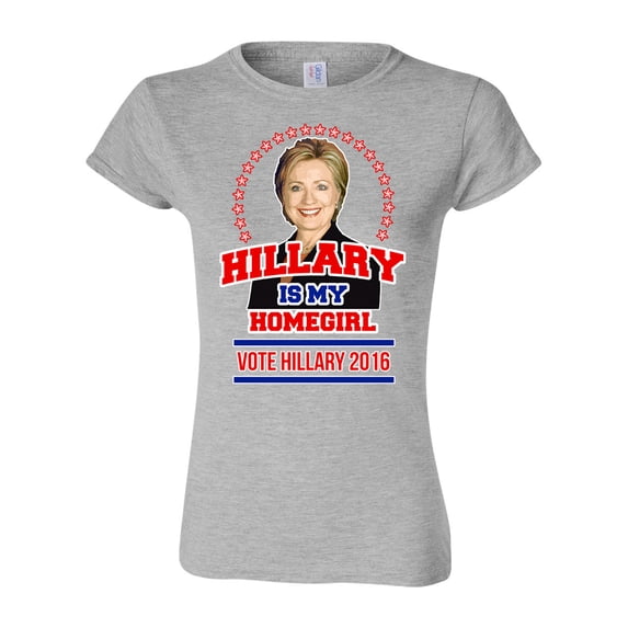 Junior Hillary Is My Homegirl Vote For President 2016 Election DT T-Shirt Tee