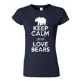 thumbnail image 1 of Junior Keep Calm And Love Bears Panda Animal Lover T-Shirt Tee, 1 of 2