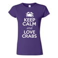 thumbnail image 1 of Junior Keep Calm And Love Crab Sea Animal Lover T-Shirt Tee, 1 of 2