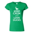 thumbnail image 1 of Junior Keep Calm And Love Ducks Bird Animal Lover T-Shirt Tee, 1 of 2