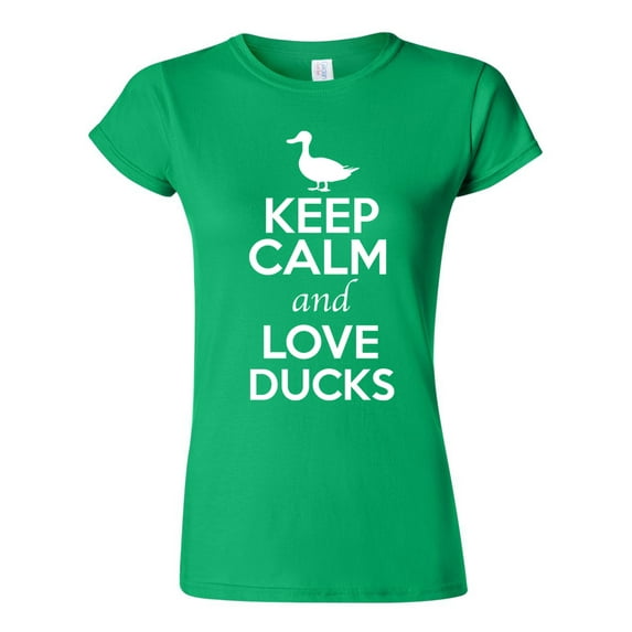Junior Keep Calm And Love Ducks Bird Animal Lover T-Shirt Tee