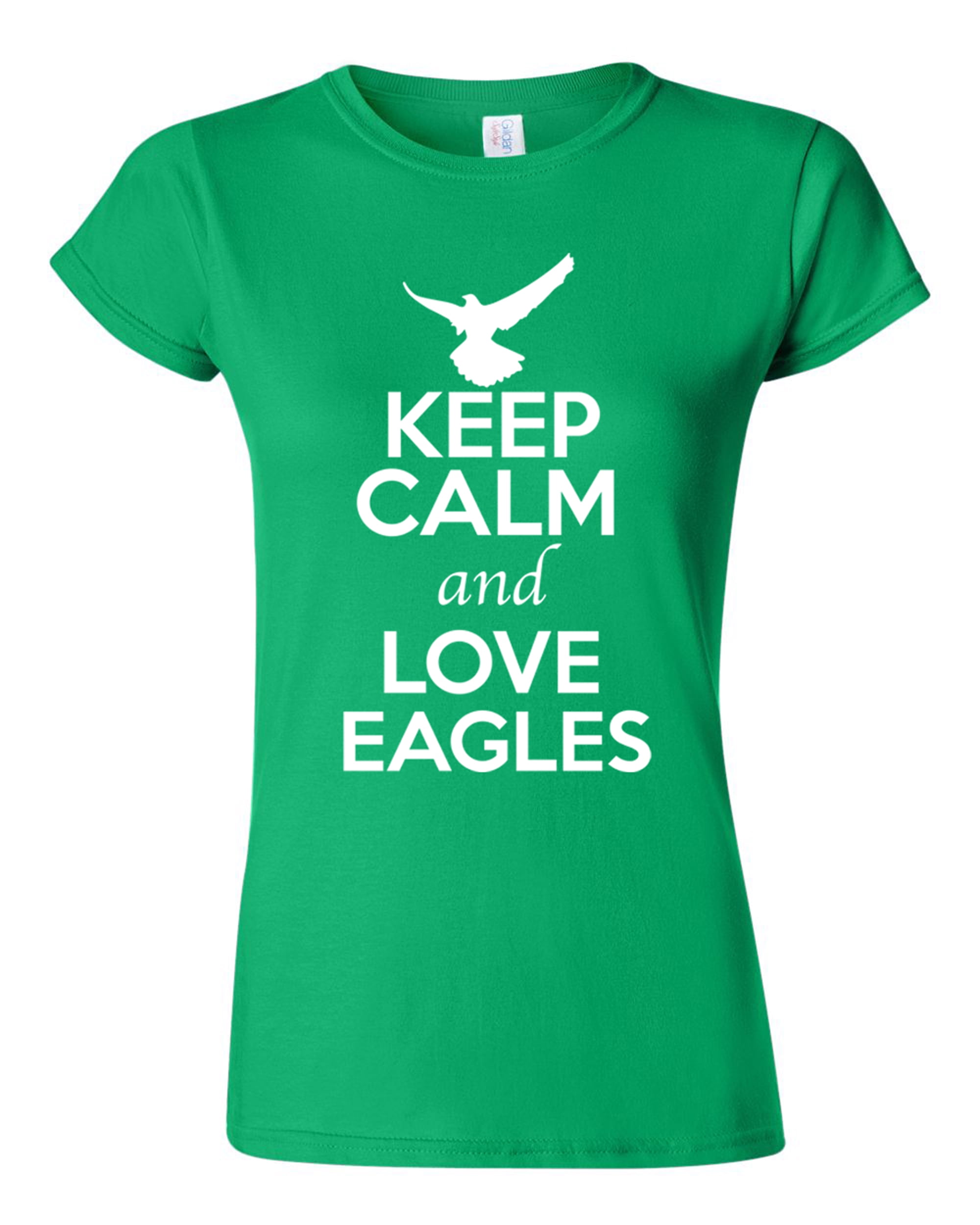 Junior Keep Calm And Love Eagles Bird Animal Lover TShirt Tee