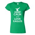 thumbnail image 1 of Junior Keep Calm And Love Eagles Bird Animal Lover T-Shirt Tee, 1 of 2