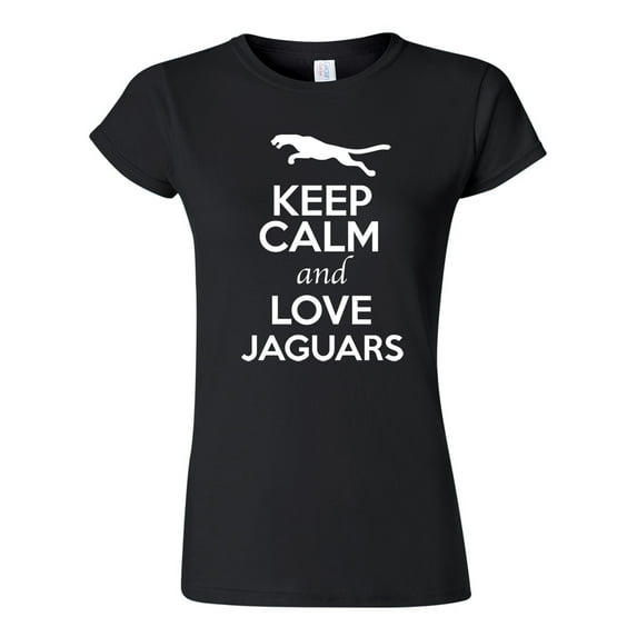 Junior Keep Calm And Love Jaguar Big Cat Animal Lover T-Shirt Tee