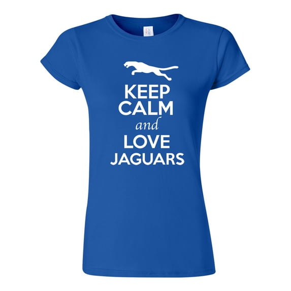 Junior Keep Calm And Love Jaguar Big Cat Animal Lover T-Shirt Tee