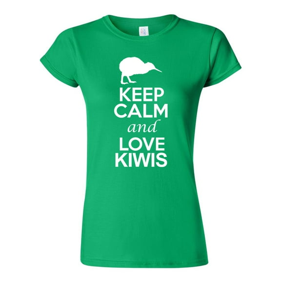 Junior Keep Calm And Love Kiwis Bird Animal Lover DT T-Shirt Tee