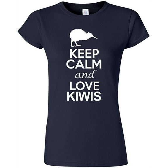 Junior Keep Calm And Love Kiwis Bird Animal Lover DT T-Shirt Tee
