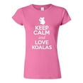 thumbnail image 1 of Junior Keep Calm And Love Koalas Bear Animal Lover T-Shirt Tee, 1 of 2