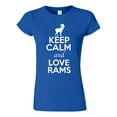 thumbnail image 1 of Junior Keep Calm And Love Rams Farm Snake Animal Lover T-Shirt Tee, 1 of 2