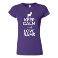 thumbnail image 1 of Junior Keep Calm And Love Rams Farm Snake Animal Lover T-Shirt Tee, 1 of 2