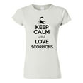 thumbnail image 1 of Junior Keep Calm And Love Scorpions Desert Animal Lover T-Shirt Tee, 1 of 2
