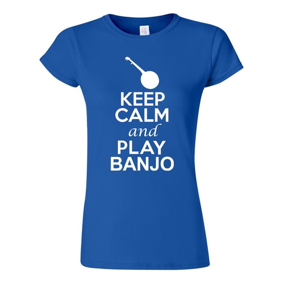 Junior Keep Calm And Play Banjo Music Lover Musician DT T-Shirt Tee