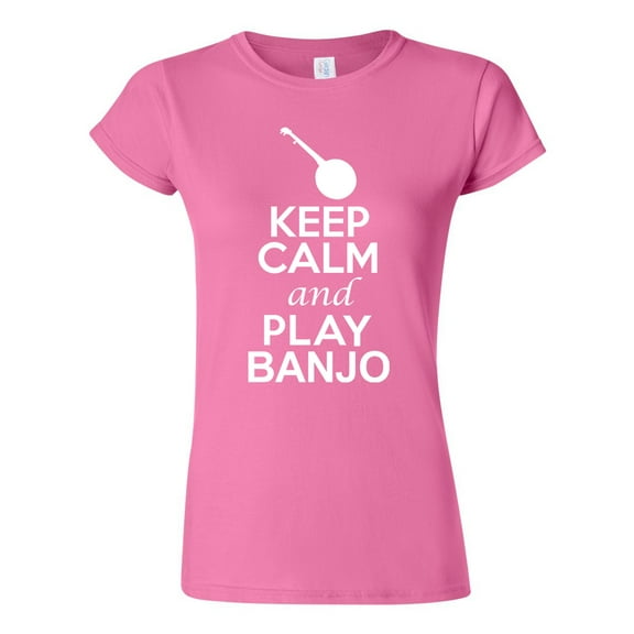 Junior Keep Calm And Play Banjo Music Lover Musician DT T-Shirt Tee