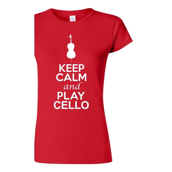 Junior Keep Calm And Play Cello Music Lover Musician DT T-Shirt Tee